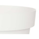 POT EN PLASTIQUE BLANC AVEC RÉSERVE D'EAU 30CM 