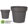 PLASTIC POT GREY WITH WATER RESERVOIR  30CM DIAM
