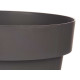 VASO PLASTICO CINZENTO C RESERVA AGUA 30 CM 