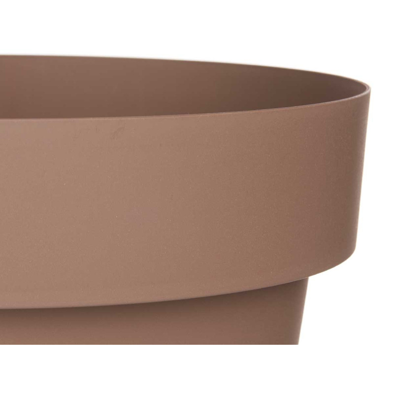 VASO PLASTICO CASTANHO C RESERVA AGUA 40 CM 