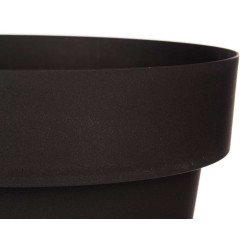 PLASTIC POT ANTHRACITE W WATER RESERVOIR 40CM DIAM