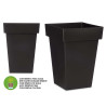 SQUARE POT ANTHRACITE W WATER RESERVOIR 30CM DIAM