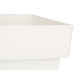 VASO QUADRADO BRANCO C RESERVA AGUA 40 CM