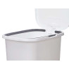 BALDE DO LIXO 25L PEDAL BRANCO