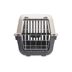 PET CARRIER ANTHRACITE METAL DOOR