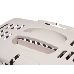 PET CARRIER ANTHRACITE METAL DOOR