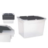 BOÎTE À DOUBLE COUVERCLE PLIANTE 48L ANTHRACITE