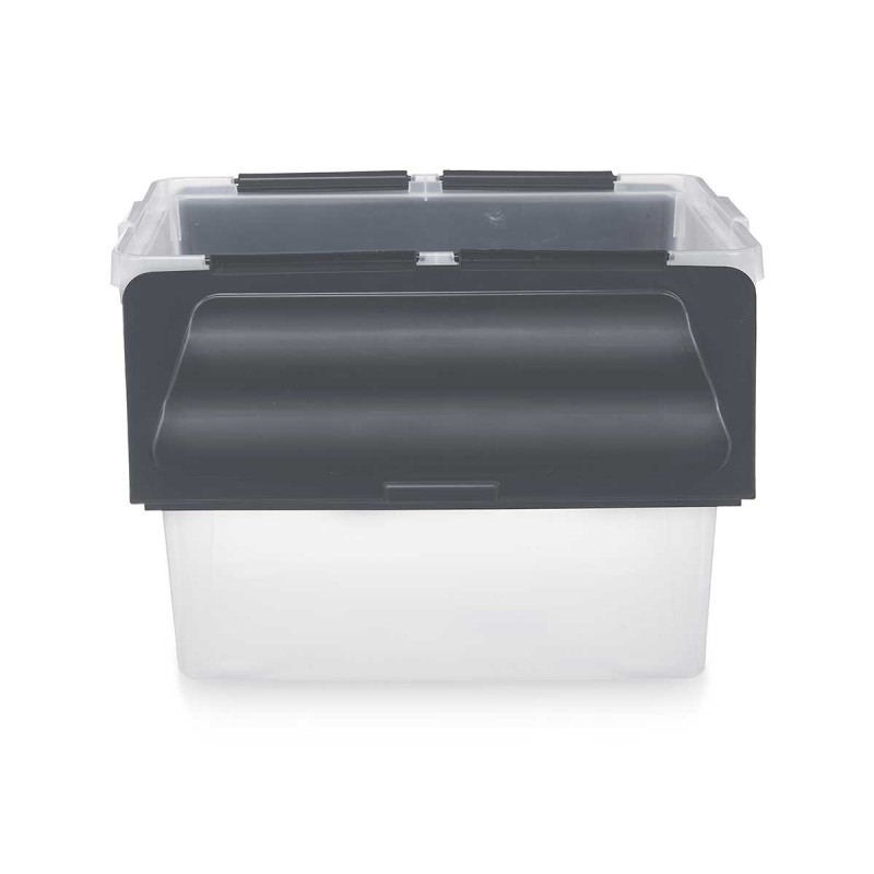 DOUBLE LID BOX FOLDING 48L ANTHRACITE