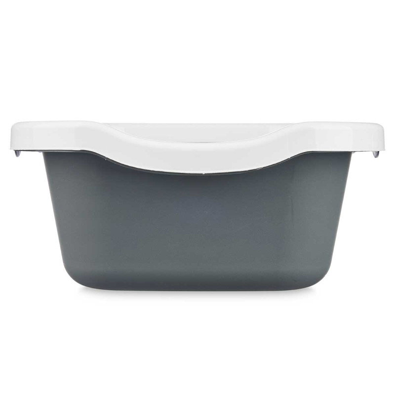 CASSETTA PET PLASTICA 58X38CM CON PALA ANTRACITE