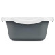 PLASTIC LITTER BOX 58X38CM WITH ANTHRACITE SHOVEL