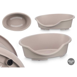 LETTO CANE GRIGIO 60X40CM