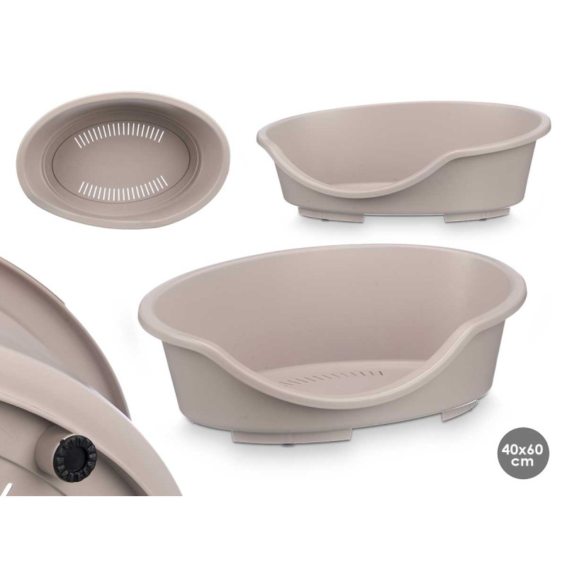 LETTO CANE GRIGIO 60X40CM