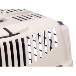 PLASTIC PET CARRIER 8KG ANTHRACITE