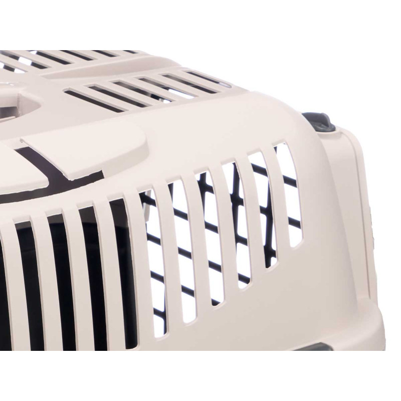 PLASTIC PET CARRIER 8KG ANTHRACITE