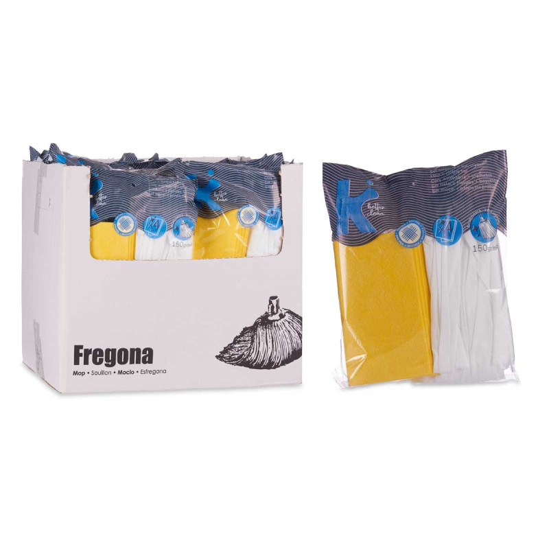 SET MOCIO VISCOSO 150G E 4 STRACCI 40X36CM