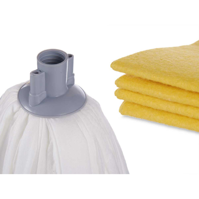 SET MOCIO VISCOSO 150G E 4 STRACCI 40X36CM