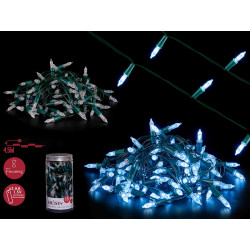 TIRA LED 4,5M 50 LEDS LUZ FRIA BRANCA EXT 8 FUNÇ
