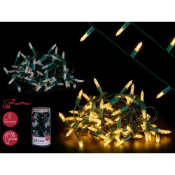 TIRA LED 4,5M 50LEDS LUZ CALIDA AMARELA EXT 8 FUNÇ