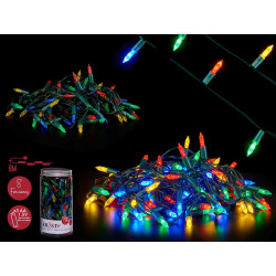 TIRA LED 9M 100LEDS LUZ MULTICOLOR EXT 8 FUNC