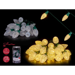 TIRA LED 5M 25LEDS LUZ CALIDA AMARILLA EXT 8 FUNC