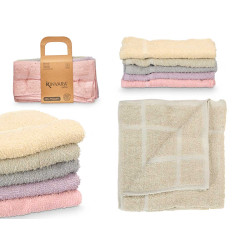 PANNO DA CUCINA COTONE 400 GR 50X50 ASS 5 PASTELLO