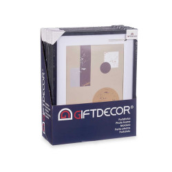 30X40CM BLACK PASSE-PORTOUT WOOD PHOTOFRAME 