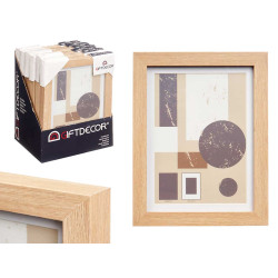 13X18CM NATURAL PASSE-PORTOUT WOOD PHOTOFRAME 