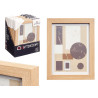 PORTEPHOTO MUR BOIS PASSE-PARTOUT 13X18CM NATUREL 
