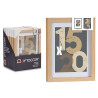 15X20CM NATURAL PASSE-PORTOUT WOOD PHOTOFRAME 