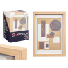 18X24CM NATURAL PASSE-PORTOUT WOOD PHOTOFRAME 