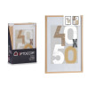 40X50CM NATURAL PASSE-PORTOUT WOOD PHOTOFRAME 