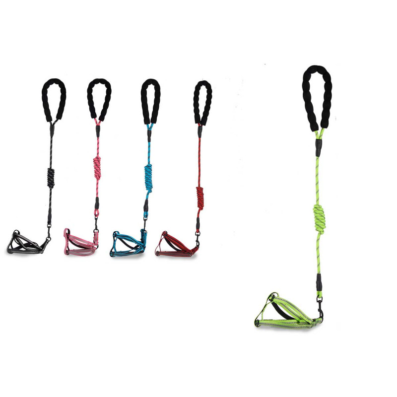 THIN PET HARNESS WITH ROUND HANDLE SET 5 COLORS