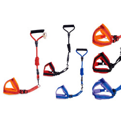 MEDIUM PET LEAD WITH HARNESS SET 3 COLORS 