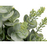 POT CYLINDRE FEUILLES VERTES ASSORT 4