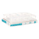 370ML RECTANGULAR PLASTIC LUNCH BOX