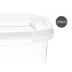 370ML RECTANGULAR PLASTIC LUNCH BOX