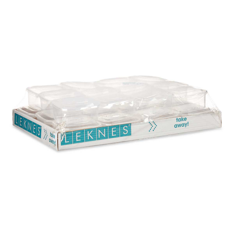 500ML RECTANGULAR PLASTIC LUNCH BOX