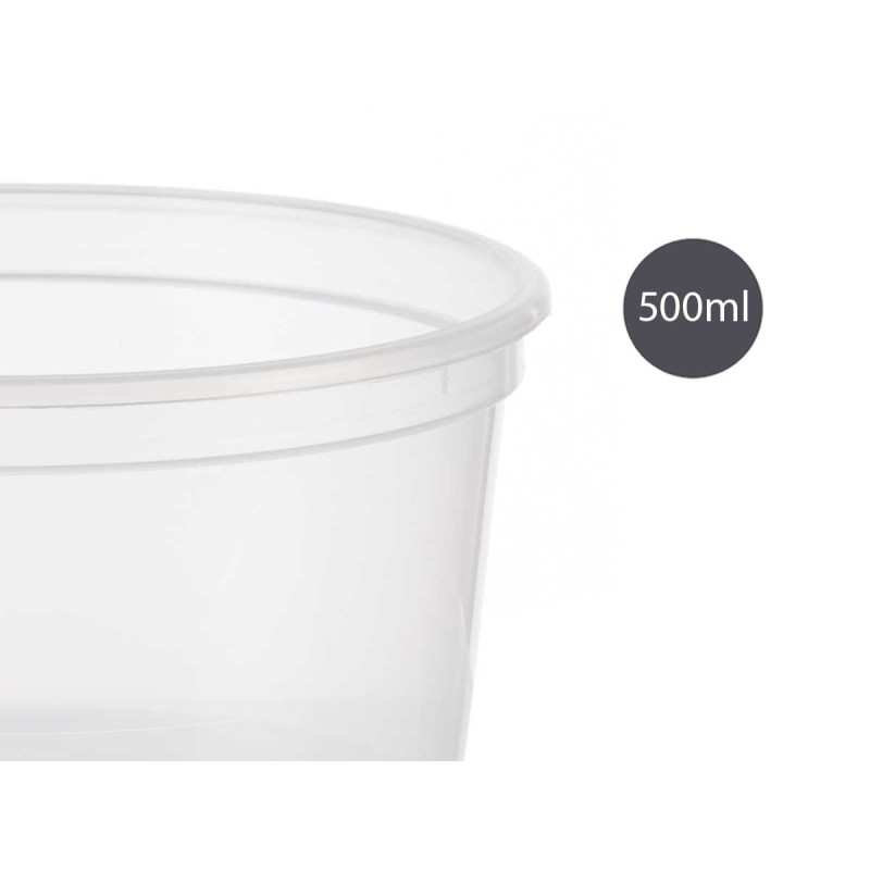 PORTAVIVANDE PLASTICA RETTANGOL 500ML