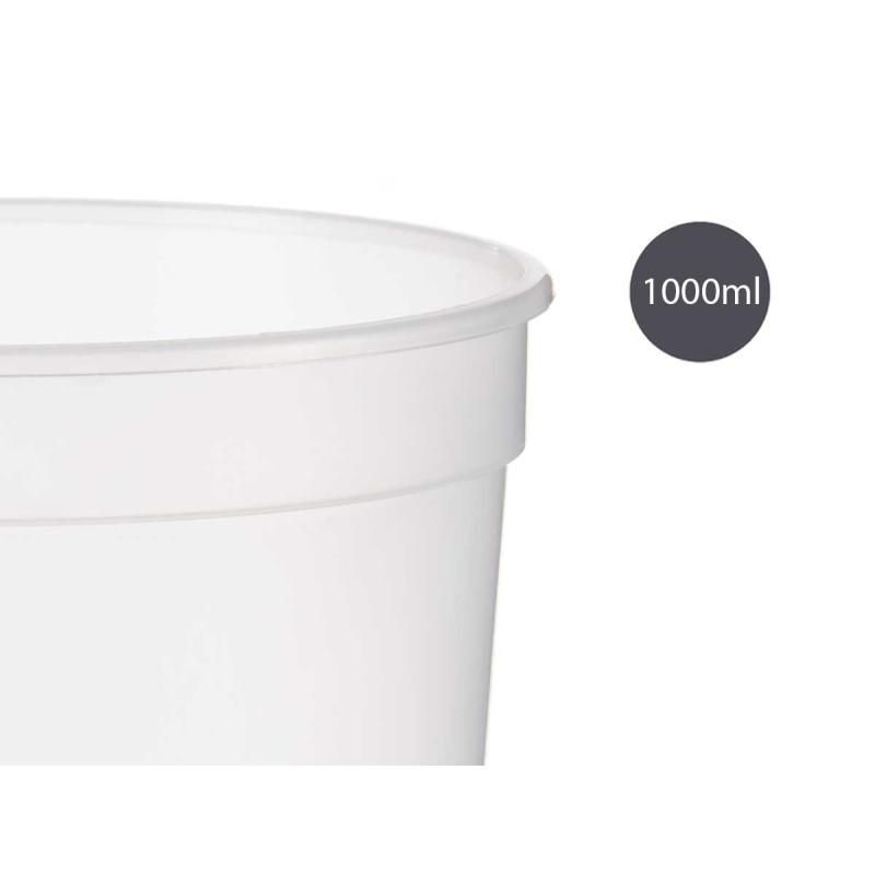 PORTAVIVANDE PLASTICA RETTANGOL 1000ML