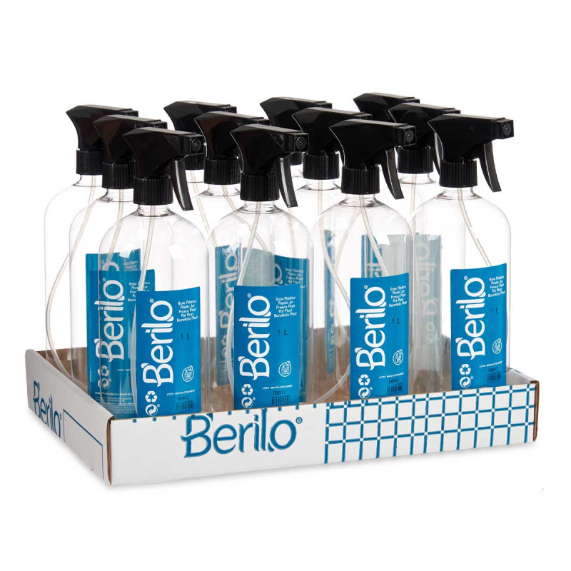 RECIPIENTE PULVERIZADOR PLÁSTICO 1000ML 
