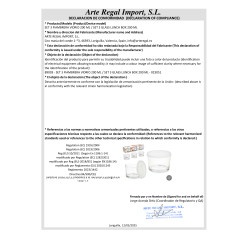 SET 3 RECIPIENTE VIDRO 200 ML