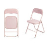 SEDIA PIEGHEVOLE PVC ROSA