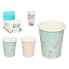 CONJ 12 COPOS PAPEL LOSANGO 240 ML SORT 2