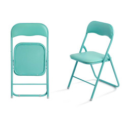 SEDIA PIEGHEVOLE PVC VERDE