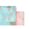 SET 12 DOUBLE-SIDED PAPER NAPKINS DIAMONDS ASSORT2