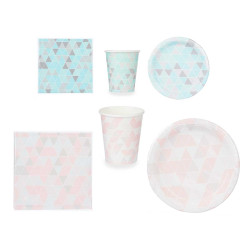 SET 30 PZS CUMPLEAÑOS ROMBOS SURT 2