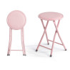 SGABELLO PIEGHEVOLE PVC ROSA