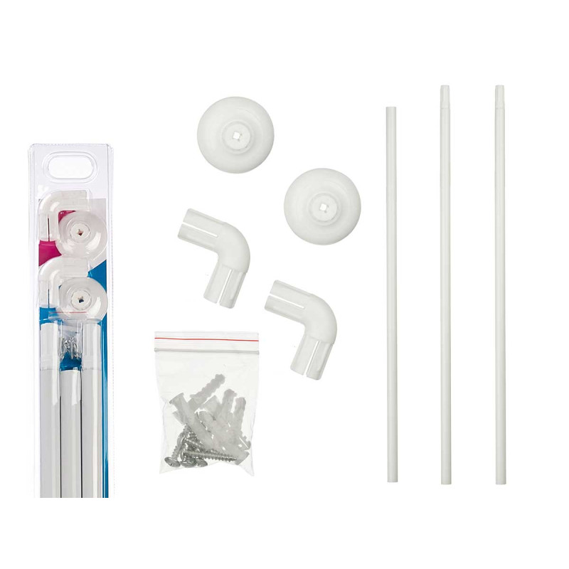 BARRA CORTINA PLATO DUCHA 90 CM