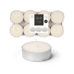 SET 8 TEA LIGHT MAXI 9 ORE