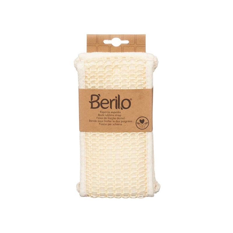 BRAIDED BACK RUBBING STRAP W HANDLES